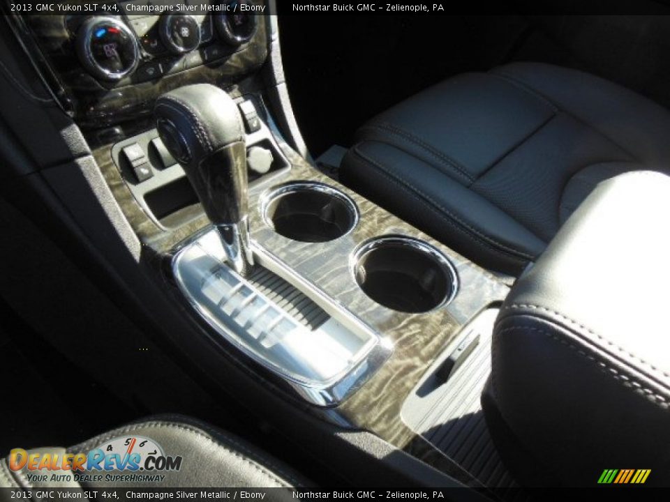 2013 GMC Yukon SLT 4x4 Champagne Silver Metallic / Ebony Photo #17