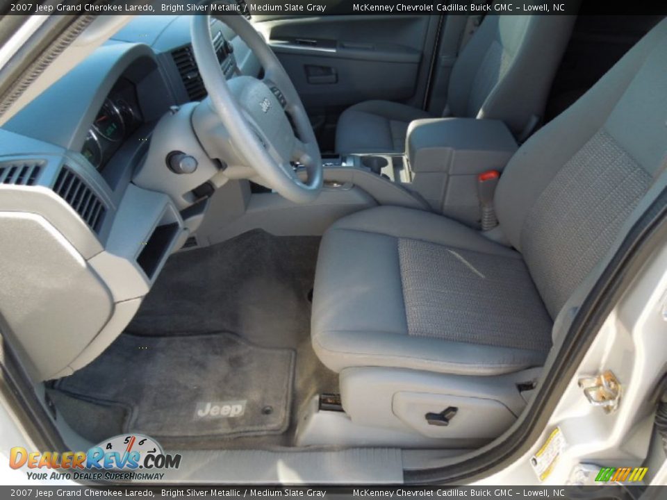 Medium Slate Gray Interior 2007 Jeep Grand Cherokee Laredo