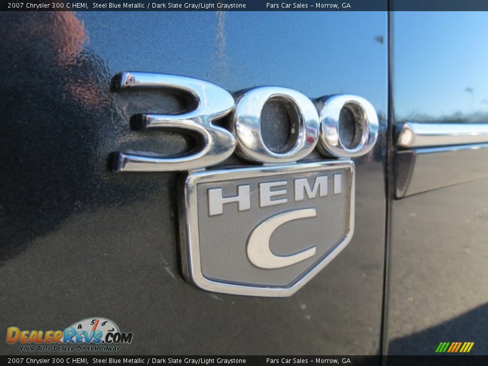 2007 Chrysler 300 C HEMI Steel Blue Metallic / Dark Slate Gray/Light Graystone Photo #6