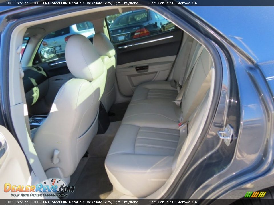 2007 Chrysler 300 C HEMI Steel Blue Metallic / Dark Slate Gray/Light Graystone Photo #9