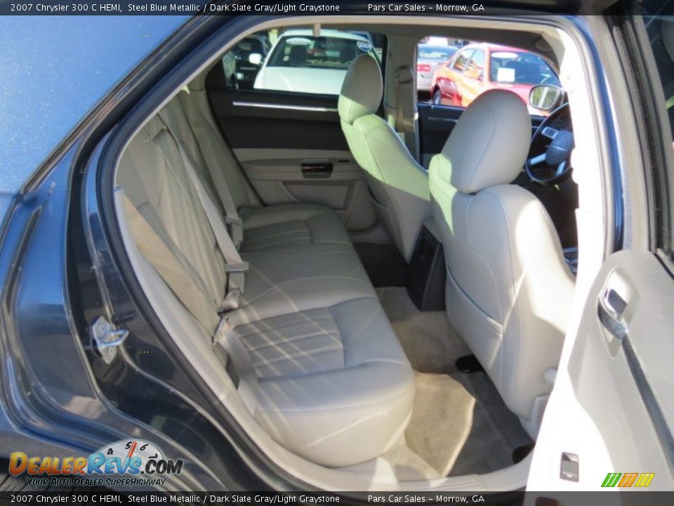 2007 Chrysler 300 C HEMI Steel Blue Metallic / Dark Slate Gray/Light Graystone Photo #10