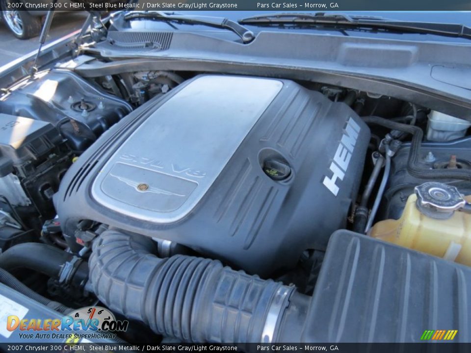 2007 Chrysler 300 C HEMI Steel Blue Metallic / Dark Slate Gray/Light Graystone Photo #15
