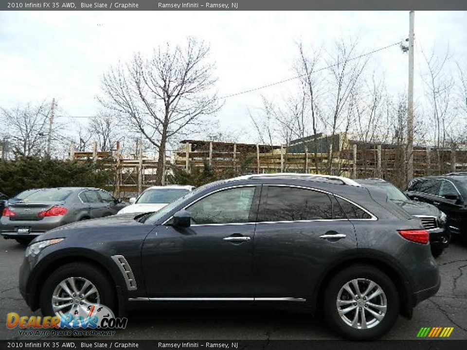 2010 Infiniti FX 35 AWD Blue Slate / Graphite Photo #2