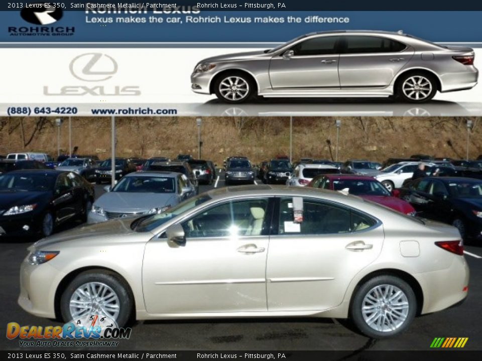 2013 Lexus ES 350 Satin Cashmere Metallic / Parchment Photo #1