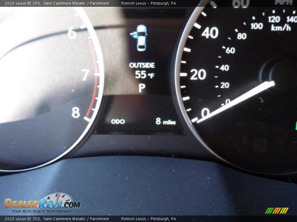 2013 Lexus ES 350 Satin Cashmere Metallic / Parchment Photo #19