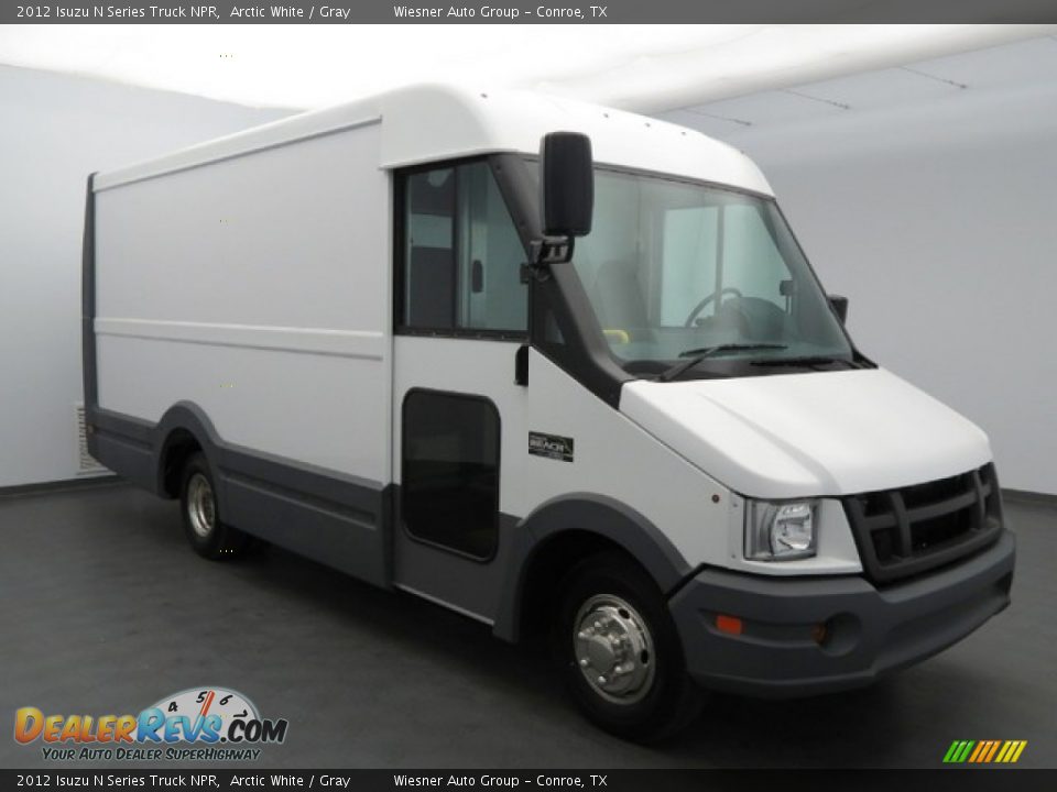 2012 Isuzu N Series Truck NPR Arctic White / Gray Photo #3