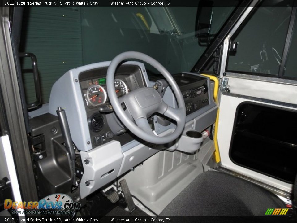 2012 Isuzu N Series Truck NPR Arctic White / Gray Photo #13