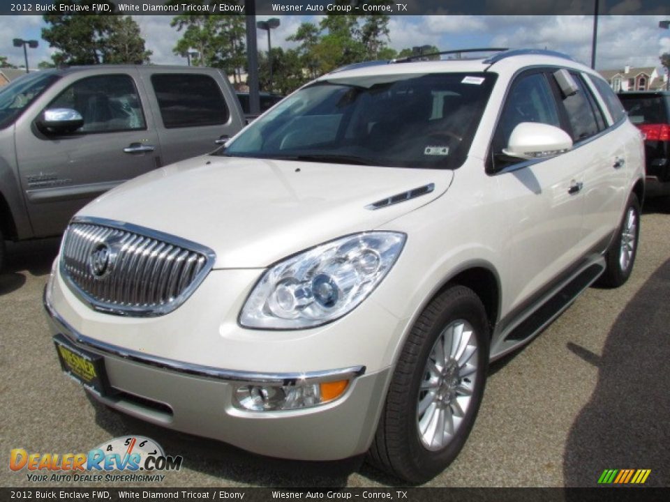 2012 Buick Enclave FWD White Diamond Tricoat / Ebony Photo #1