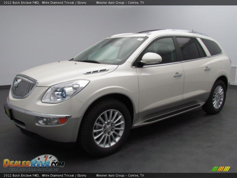 2012 Buick Enclave FWD White Diamond Tricoat / Ebony Photo #2
