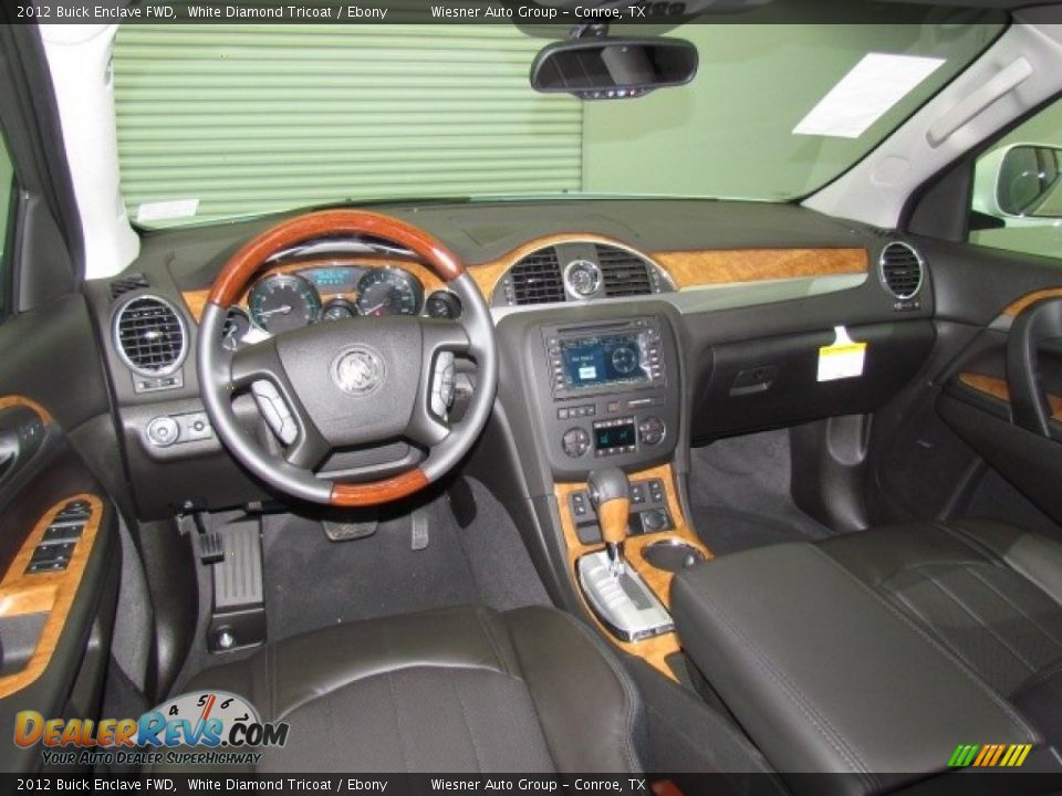 2012 Buick Enclave FWD White Diamond Tricoat / Ebony Photo #5