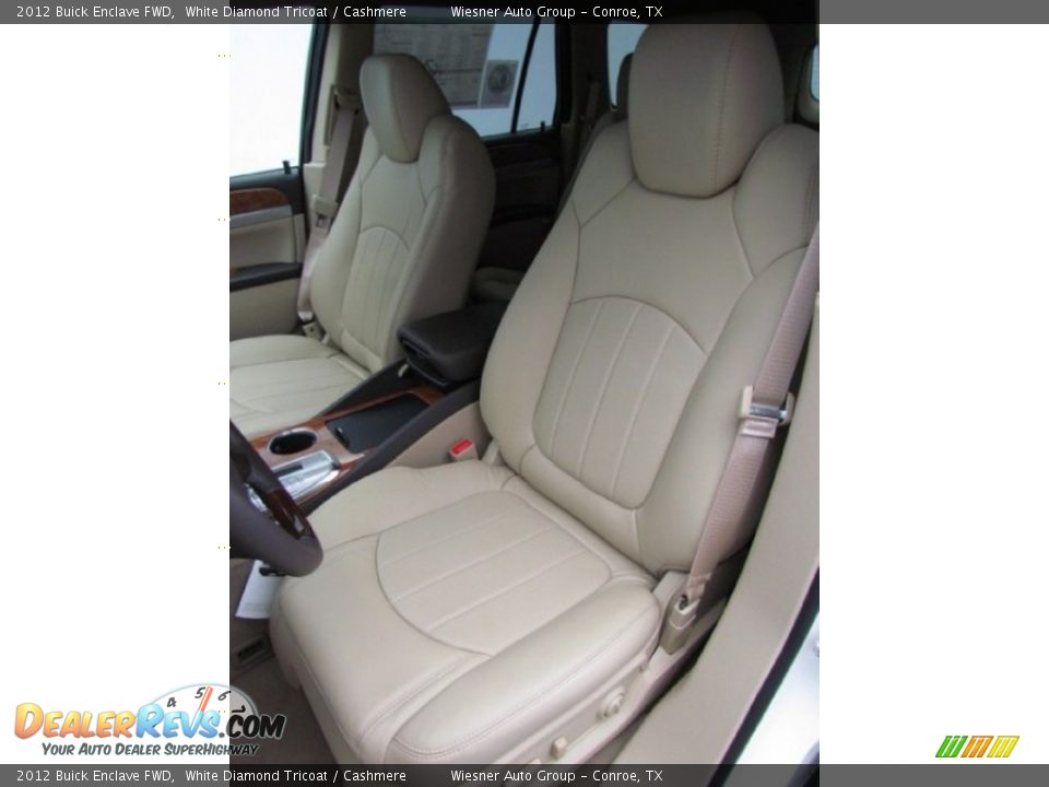 2012 Buick Enclave FWD White Diamond Tricoat / Cashmere Photo #3