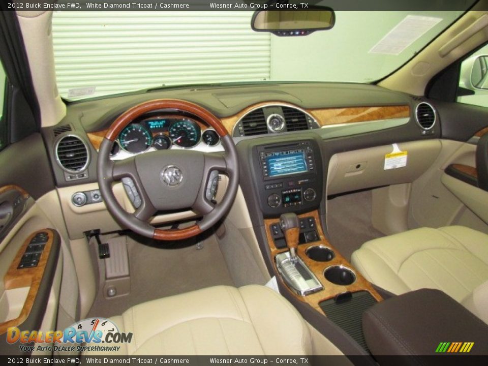 2012 Buick Enclave FWD White Diamond Tricoat / Cashmere Photo #4