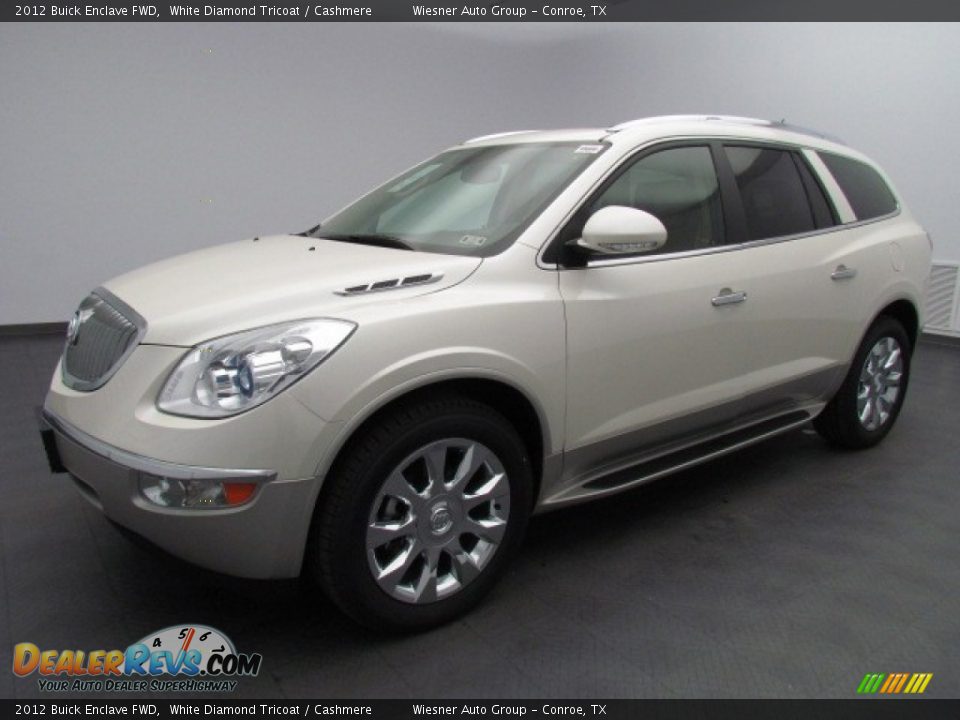 2012 Buick Enclave FWD White Diamond Tricoat / Cashmere Photo #1