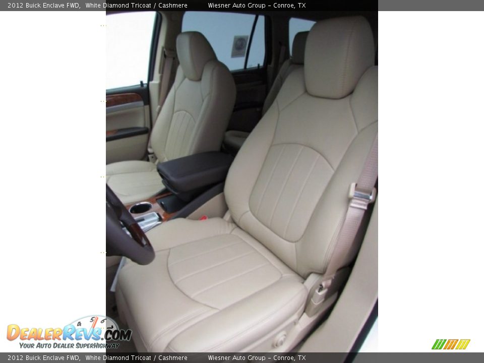 2012 Buick Enclave FWD White Diamond Tricoat / Cashmere Photo #3