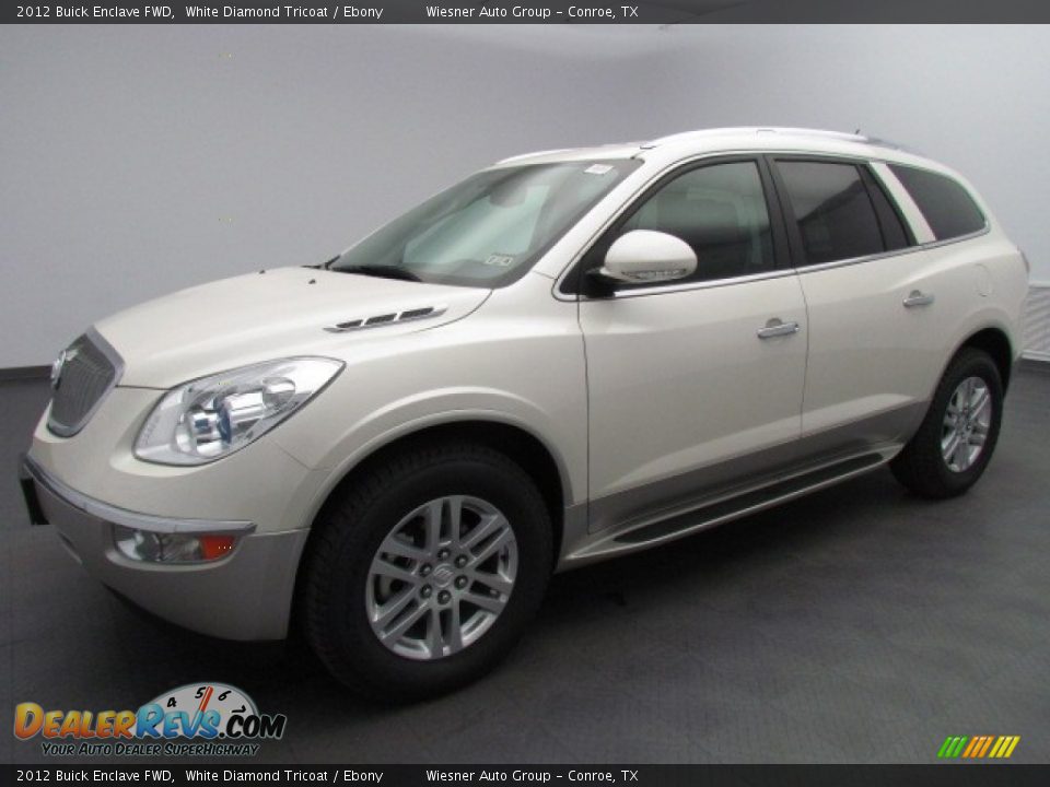 2012 Buick Enclave FWD White Diamond Tricoat / Ebony Photo #1