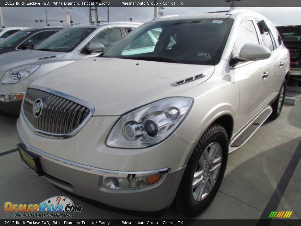 2012 Buick Enclave FWD White Diamond Tricoat / Ebony Photo #2
