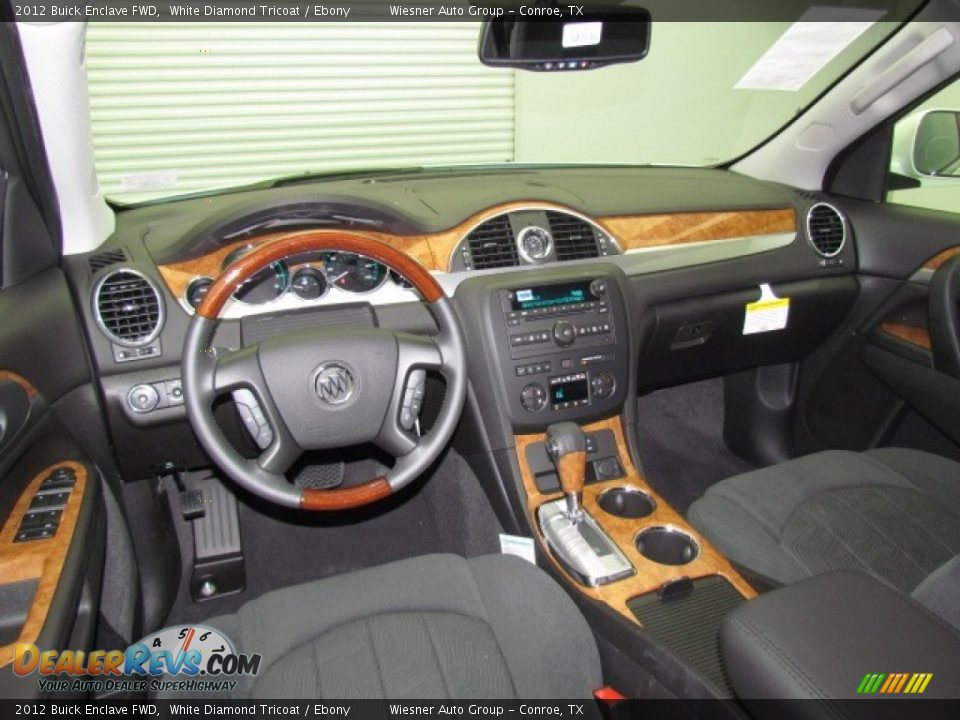 2012 Buick Enclave FWD White Diamond Tricoat / Ebony Photo #5