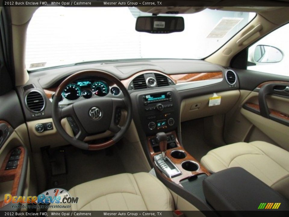 2012 Buick Enclave FWD White Opal / Cashmere Photo #4