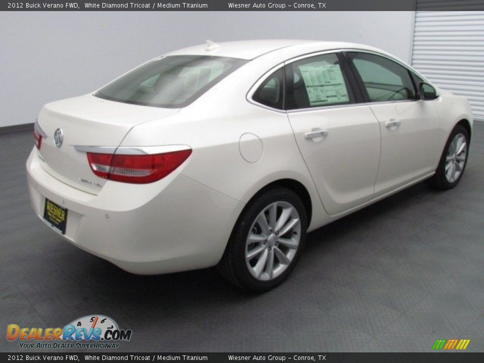 2012 Buick Verano FWD White Diamond Tricoat / Medium Titanium Photo #2