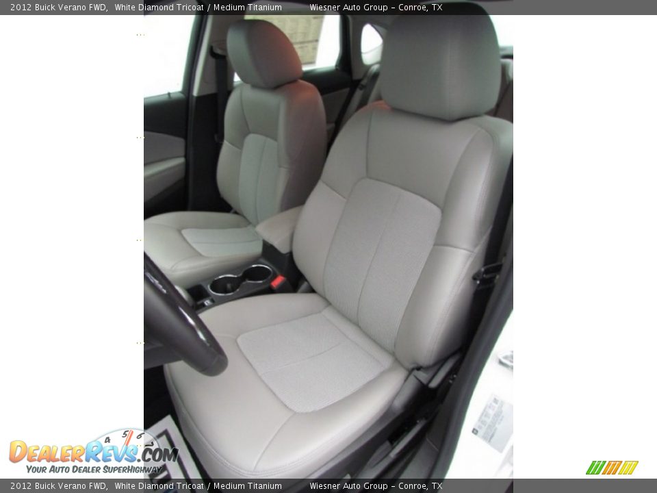 2012 Buick Verano FWD White Diamond Tricoat / Medium Titanium Photo #3