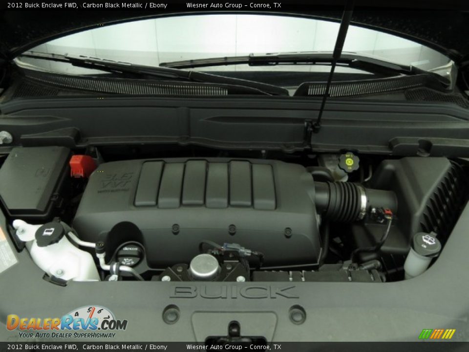 2012 Buick Enclave FWD Carbon Black Metallic / Ebony Photo #4