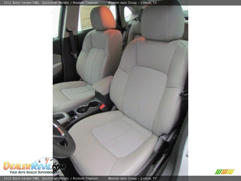 2012 Buick Verano FWD Quicksilver Metallic / Medium Titanium Photo #3