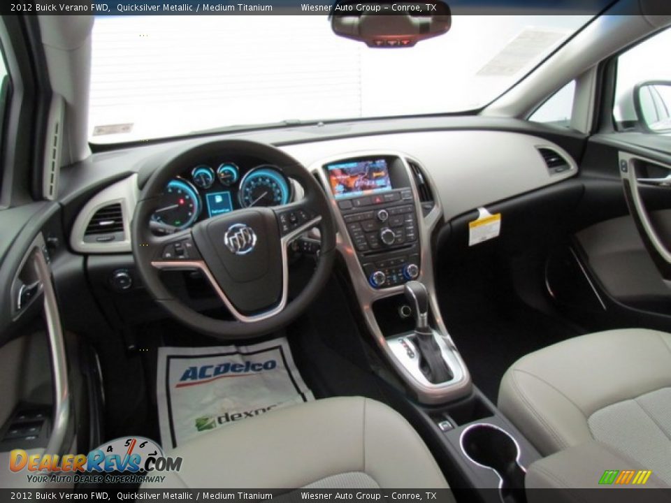 2012 Buick Verano FWD Quicksilver Metallic / Medium Titanium Photo #4