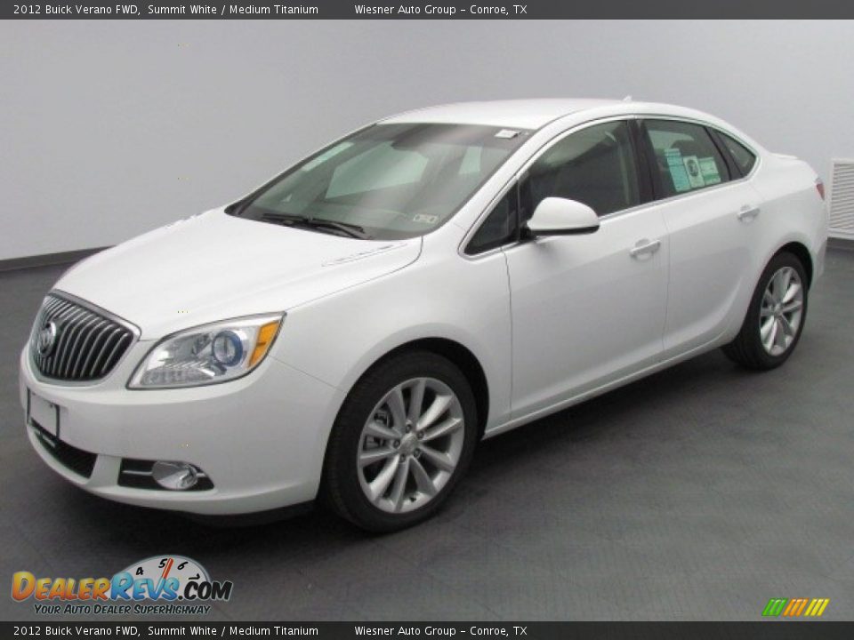 2012 Buick Verano FWD Summit White / Medium Titanium Photo #1