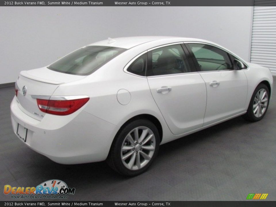 2012 Buick Verano FWD Summit White / Medium Titanium Photo #2