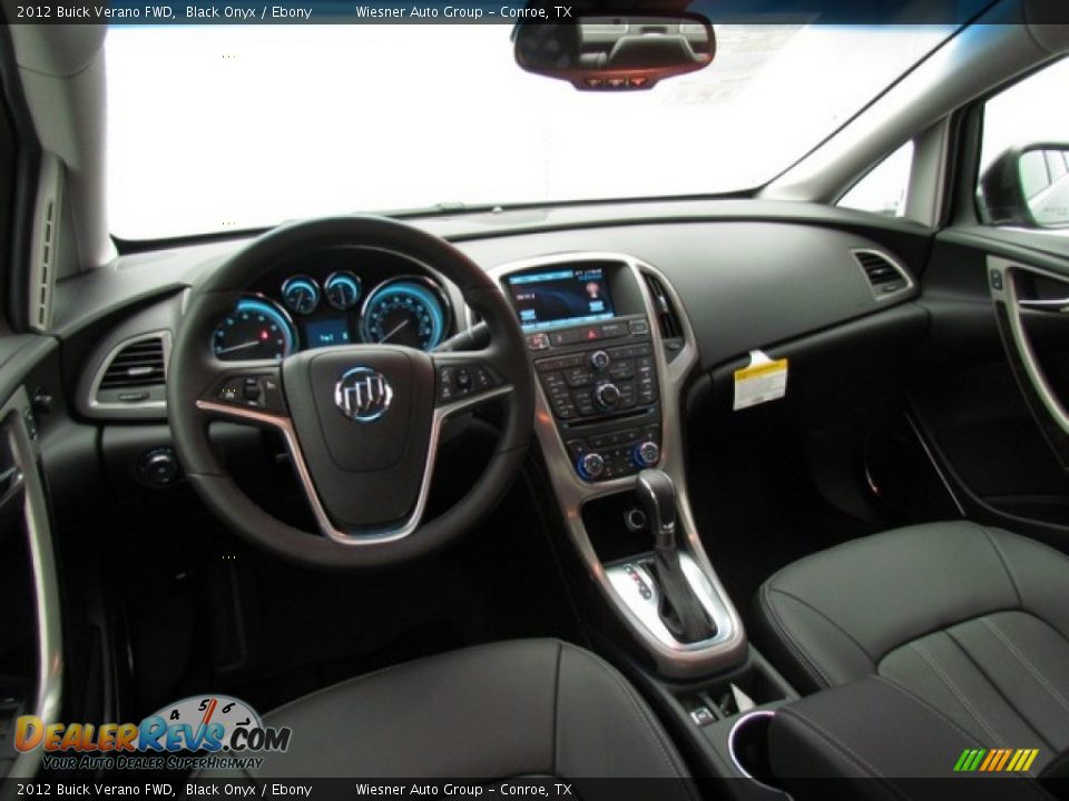 2012 Buick Verano FWD Black Onyx / Ebony Photo #3