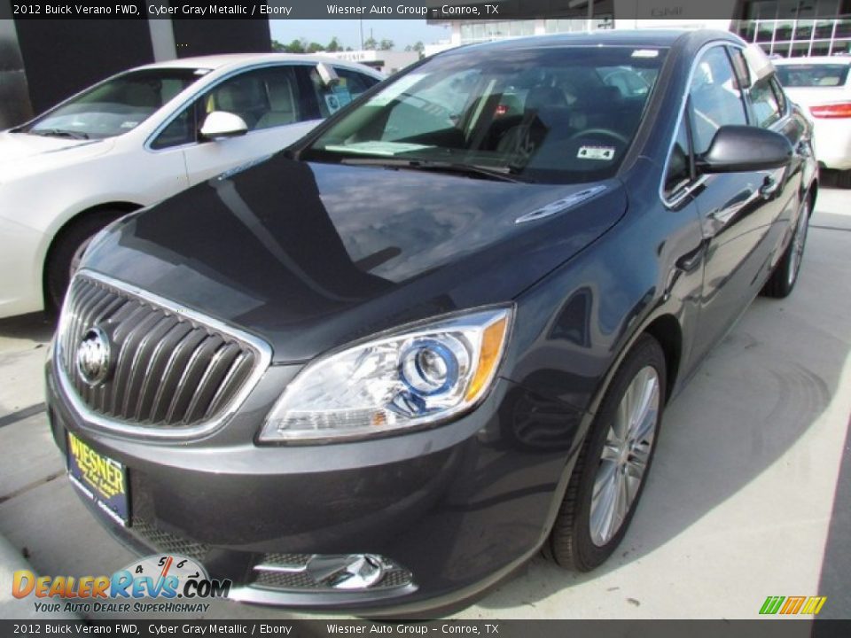 2012 Buick Verano FWD Cyber Gray Metallic / Ebony Photo #2