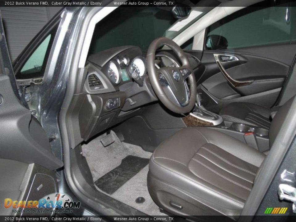 2012 Buick Verano FWD Cyber Gray Metallic / Ebony Photo #5