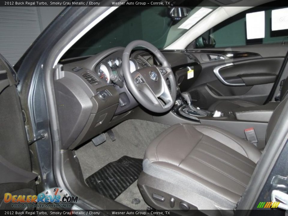 2012 Buick Regal Turbo Smoky Gray Metallic / Ebony Photo #5