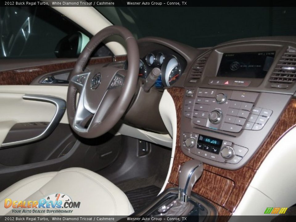 2012 Buick Regal Turbo White Diamond Tricoat / Cashmere Photo #6