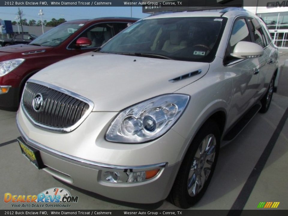 2012 Buick Enclave FWD White Diamond Tricoat / Cashmere Photo #2