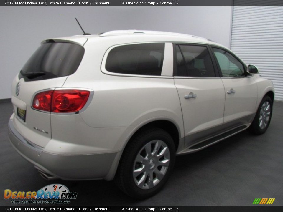 2012 Buick Enclave FWD White Diamond Tricoat / Cashmere Photo #3