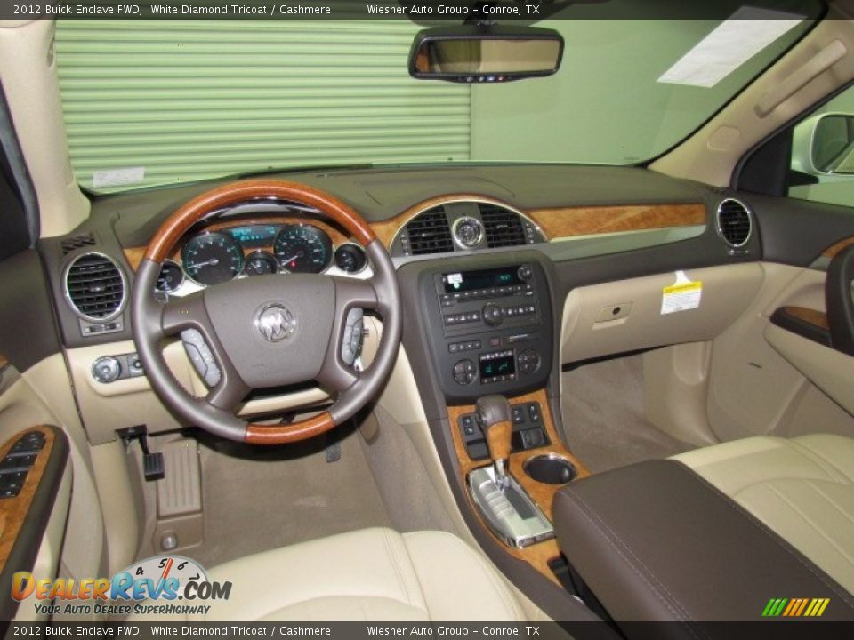 2012 Buick Enclave FWD White Diamond Tricoat / Cashmere Photo #5