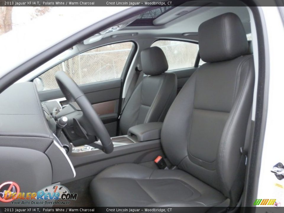 Warm Charcoal Interior - 2013 Jaguar XF I4 T Photo #8