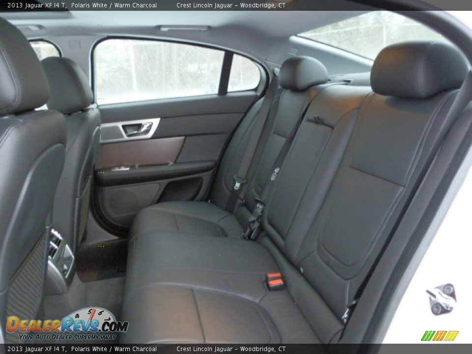 Rear Seat of 2013 Jaguar XF I4 T Photo #9