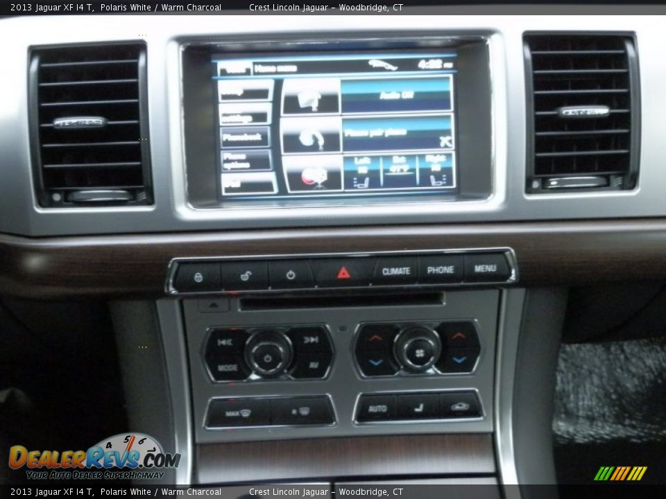 2013 Jaguar XF I4 T Polaris White / Warm Charcoal Photo #15