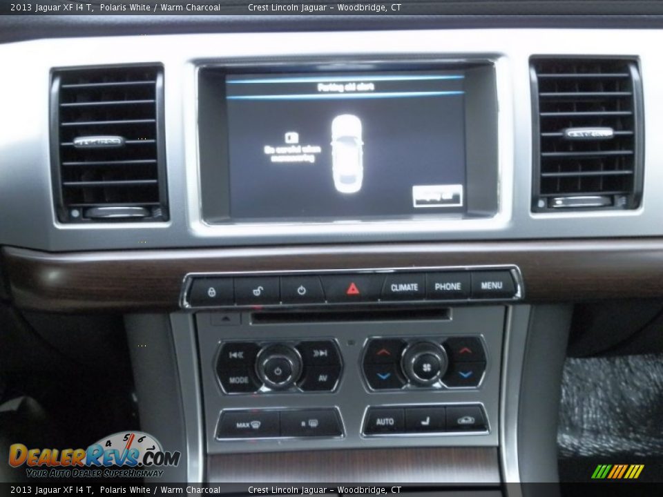 2013 Jaguar XF I4 T Polaris White / Warm Charcoal Photo #16