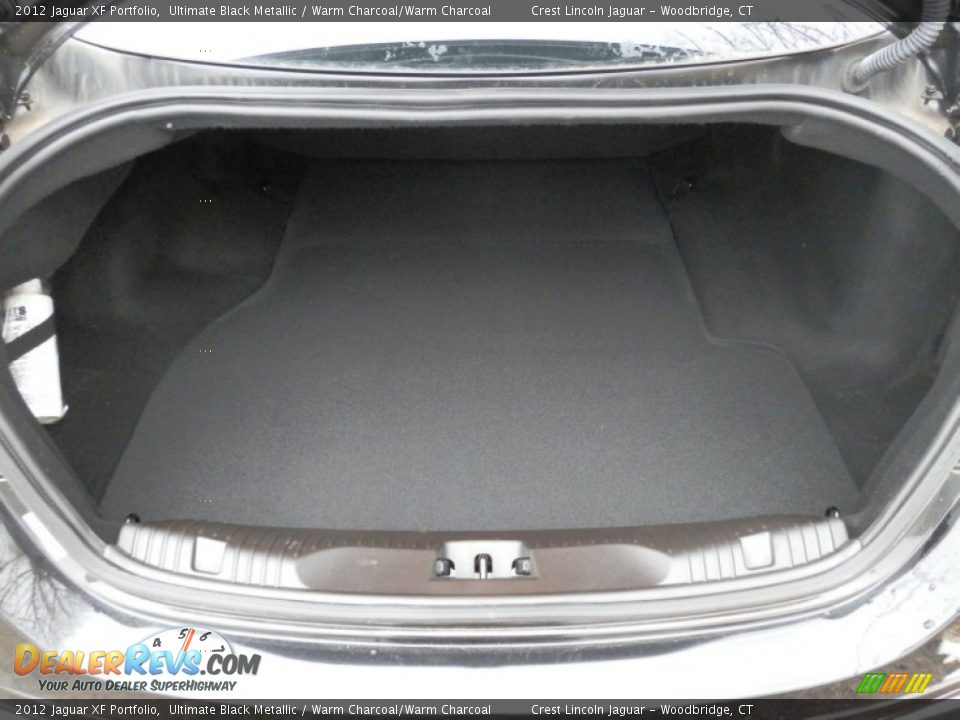 2012 Jaguar XF Portfolio Ultimate Black Metallic / Warm Charcoal/Warm Charcoal Photo #7