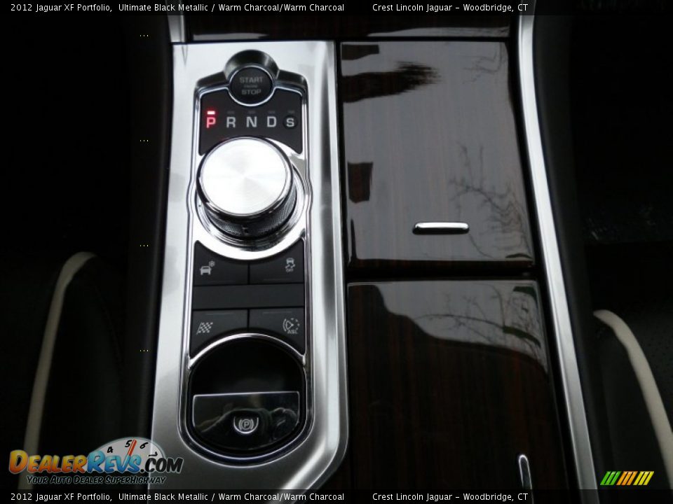 2012 Jaguar XF Portfolio Ultimate Black Metallic / Warm Charcoal/Warm Charcoal Photo #13