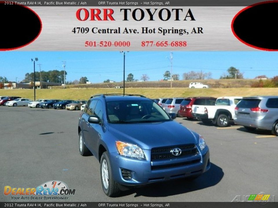 2012 Toyota RAV4 I4 Pacific Blue Metallic / Ash Photo #1