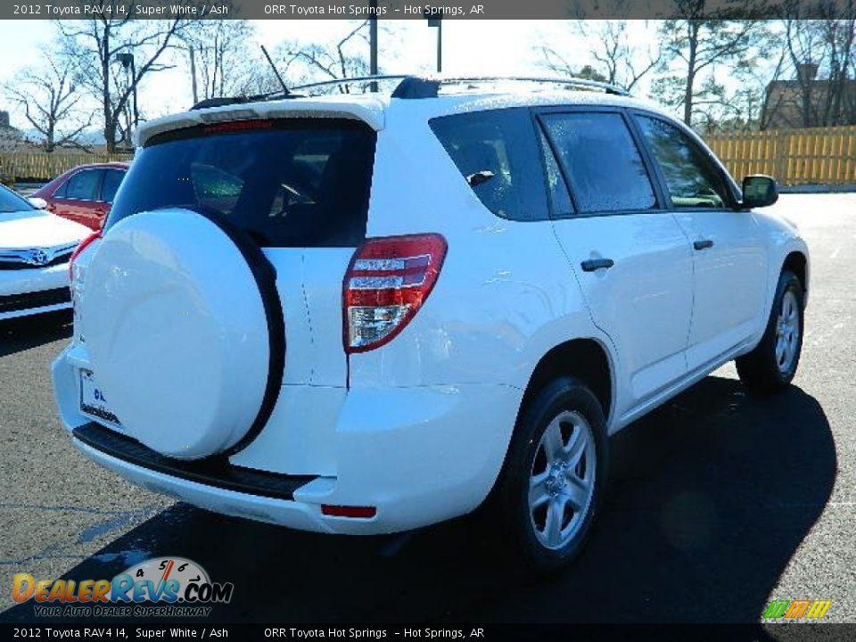 2012 Toyota RAV4 I4 Super White / Ash Photo #3
