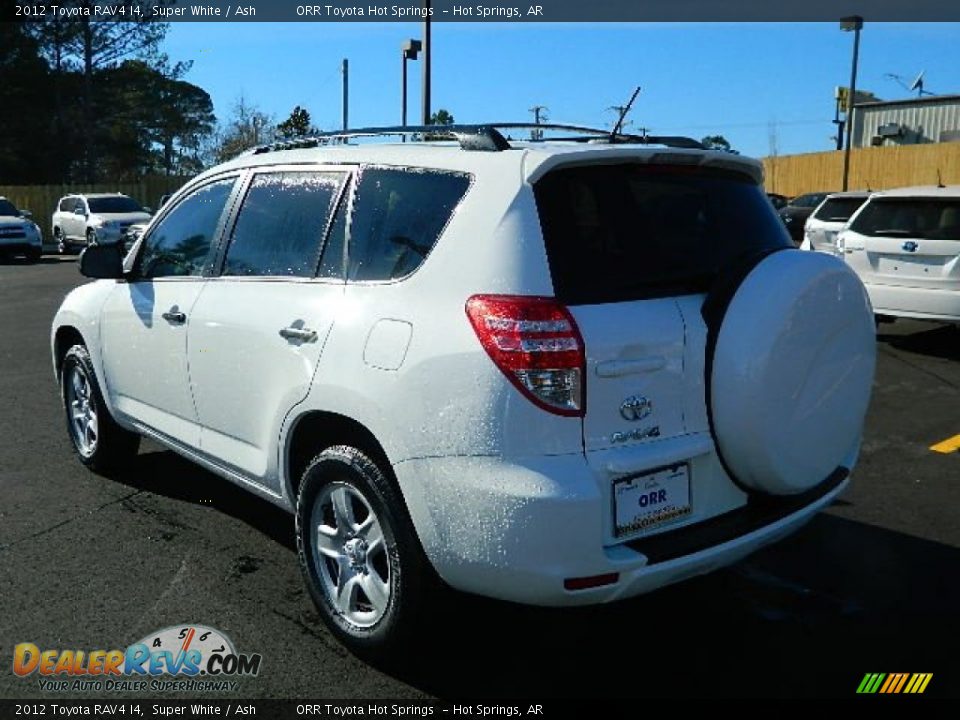 2012 Toyota RAV4 I4 Super White / Ash Photo #5