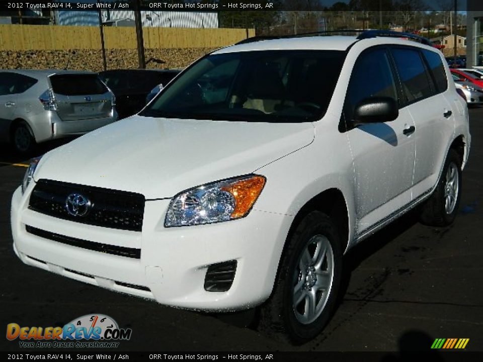 2012 Toyota RAV4 I4 Super White / Ash Photo #7