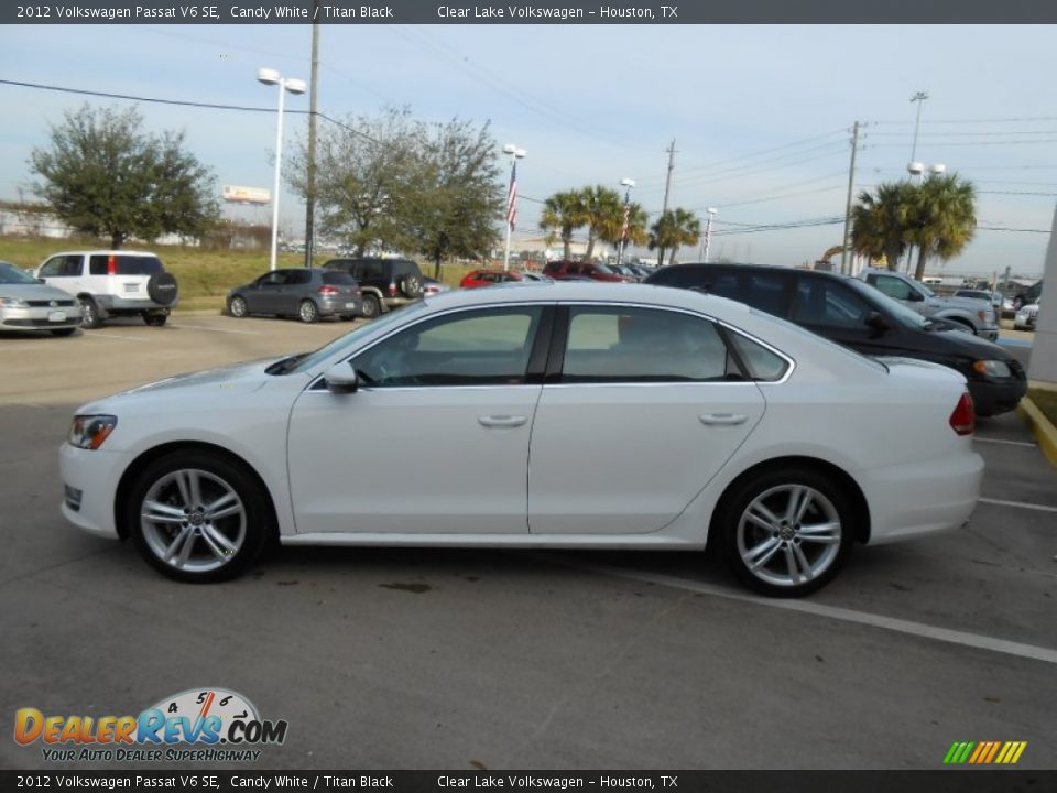 2012 Volkswagen Passat V6 SE Candy White / Titan Black Photo #4