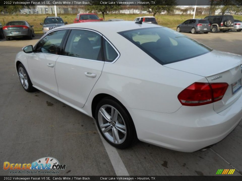 2012 Volkswagen Passat V6 SE Candy White / Titan Black Photo #5