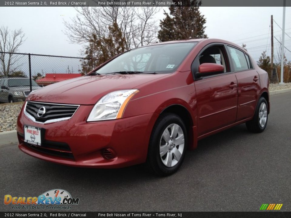 2012 Nissan Sentra 2.0 Red Brick / Charcoal Photo #1
